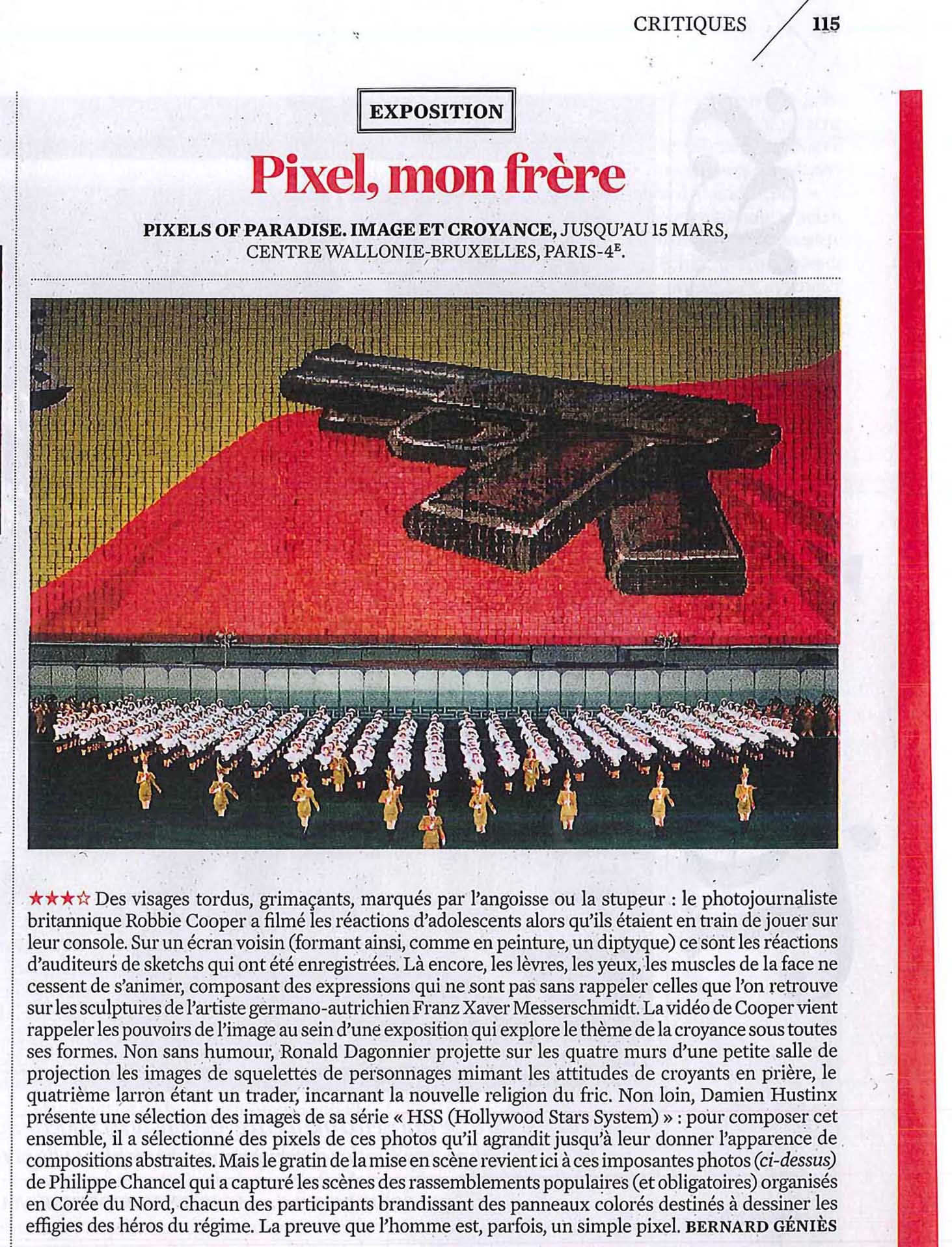 Article nouvel observateur pixel on paradise paris cwb
