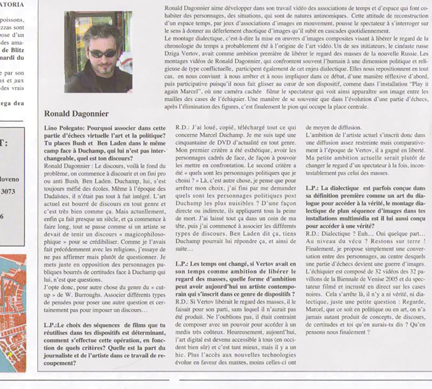Flux news interview sept 2005