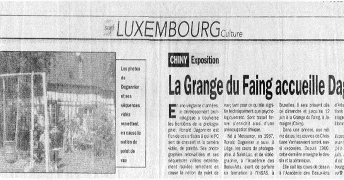 La meuse du luxembourg