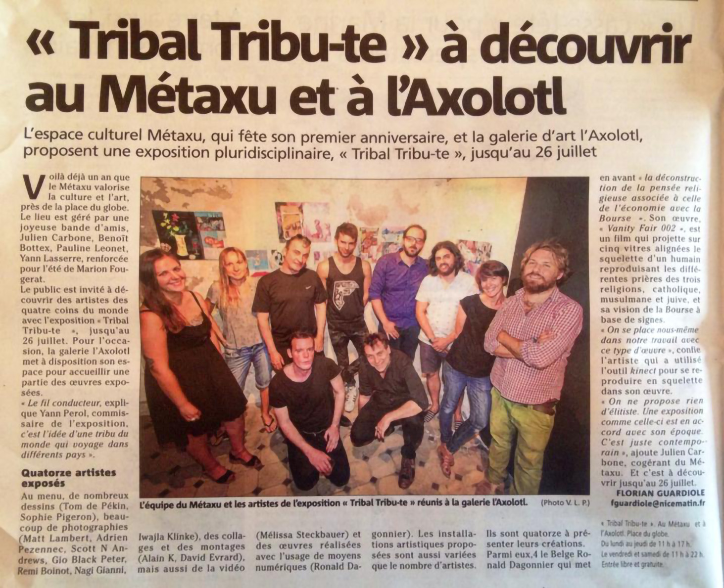 Nice matin metaxu tribal tribu te 2014