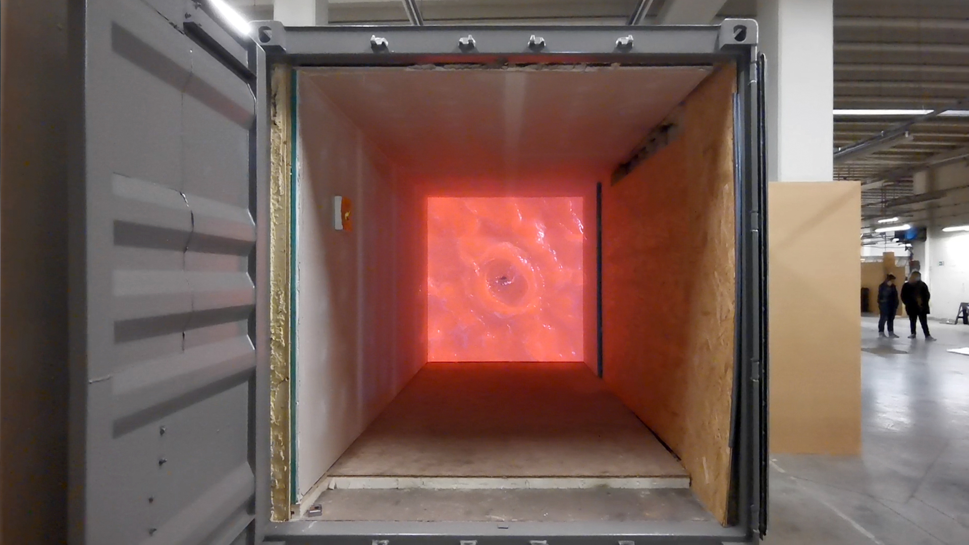 Abysses State II Projection mapping inside a container